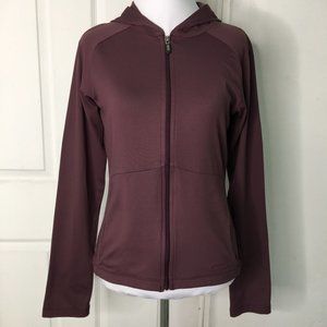 Patagonia Women’s Burgundy Purple Full Zip Hoodie Jacket Size Medium Outerwear